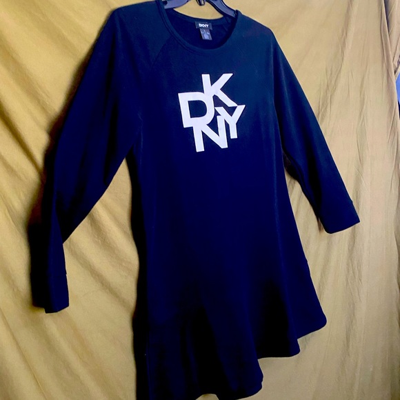 Dkny Dresses & Skirts - ♥️ DKNY Cute Black Midi  Sweater Dress ♥️